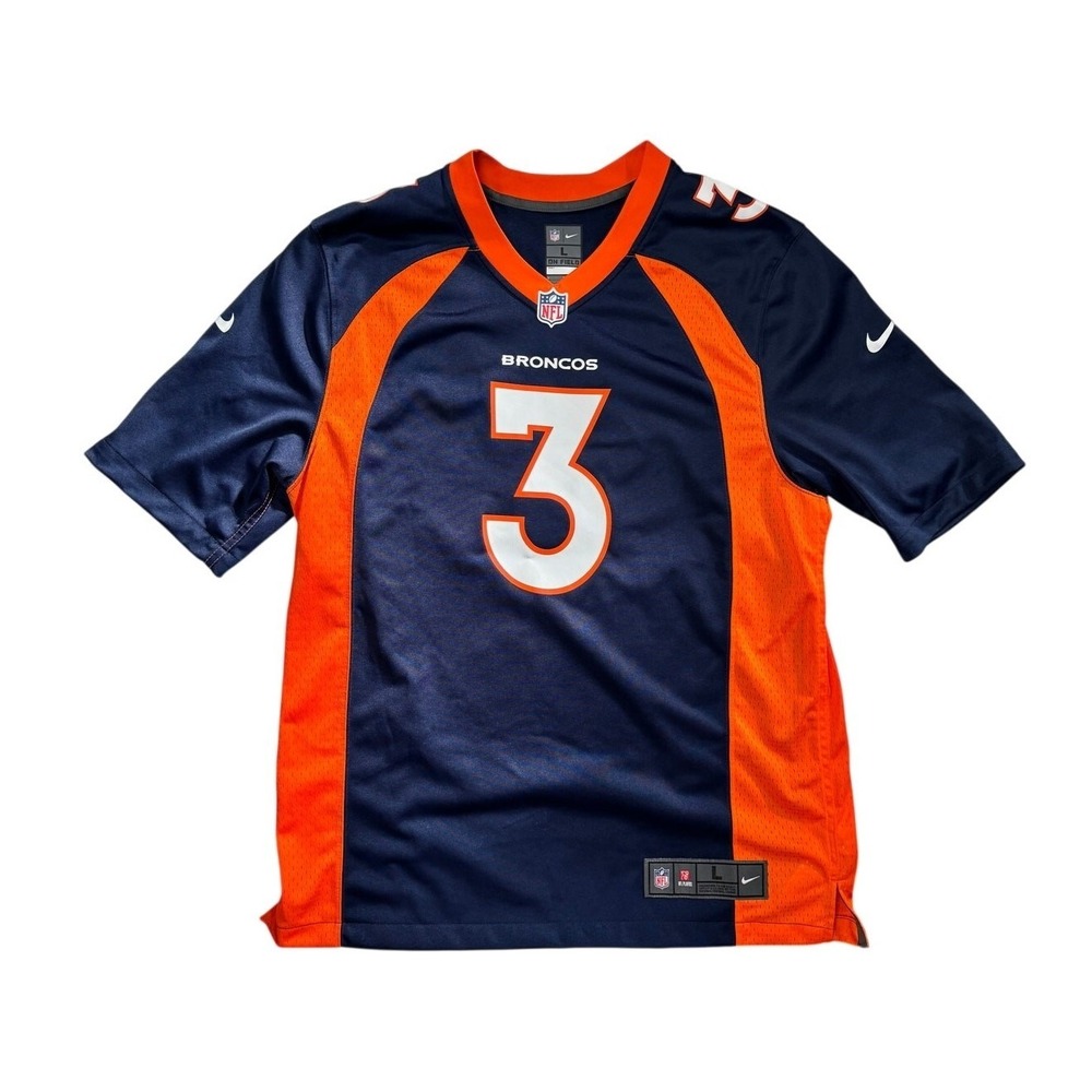 Denver Broncos Russell Wilson #3 Nike On-Field Football Jersey Size Large